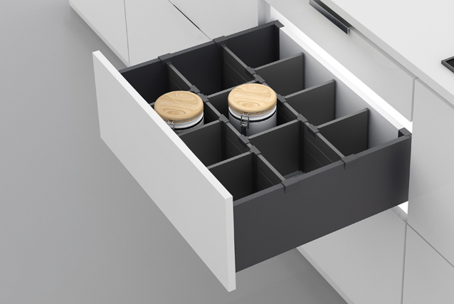 Divider Of Slim Luxury Double Wall Drawer