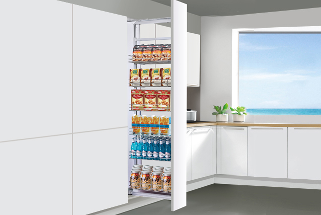 high cabinet pull-out basket