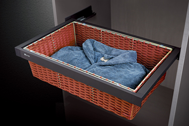 Clothing rattan basket