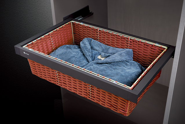 Clothing rattan basket