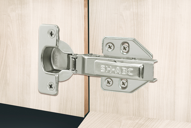 T28 Two way soft-closing indivisible thick door hinge