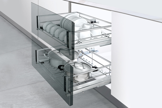 Flat wire nano dry plating three-side multifunction spice basket