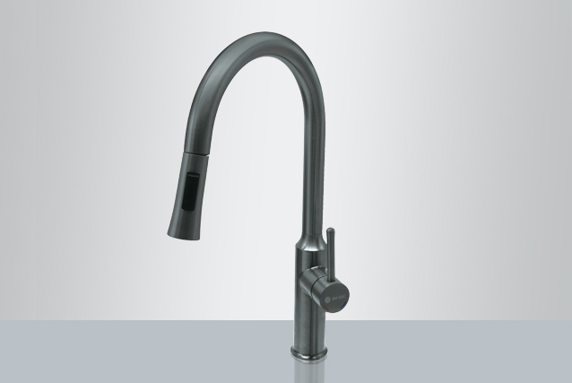 SHS011  Nanoparticles gray kitchen faucet