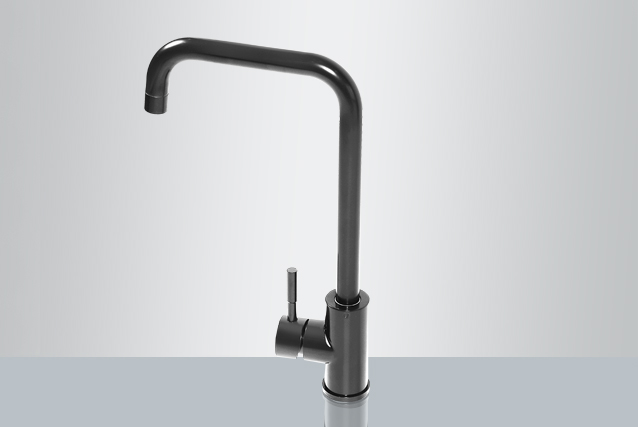 SH702  Nanoparticles black kitchen faucet