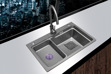 SHS6845NQH  Nanoparticles gray manual sink