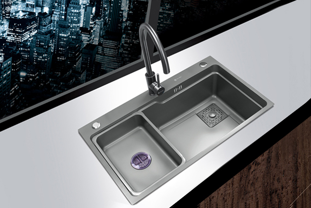 SHS7545NQH  Nanoparticles gray manual sink